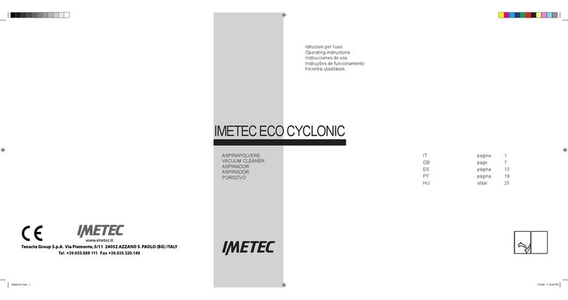 Imetec ECO CYCLONIC User manual Imetec ECO CYCLONIC User manual