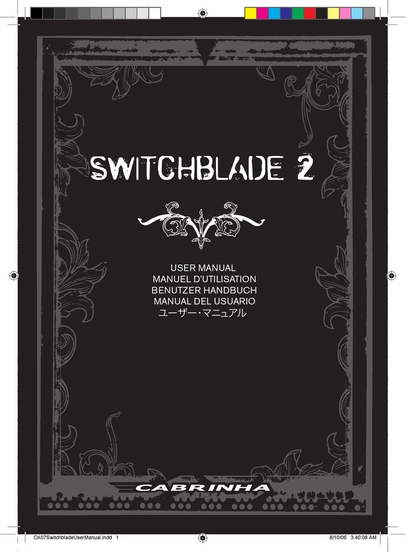 Cabrinha Switchblade 2 user manual