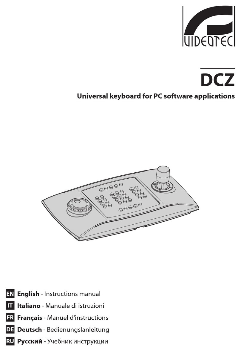 Videotec DCZ instruction manual