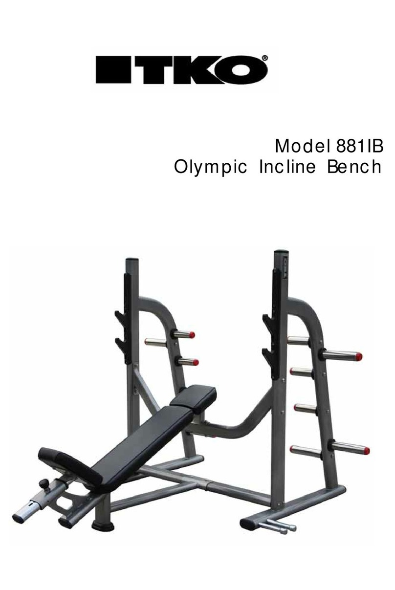 Tko Sports Group 881IB Assembly instructions Tko Sports Group 881IB Assembly instructions