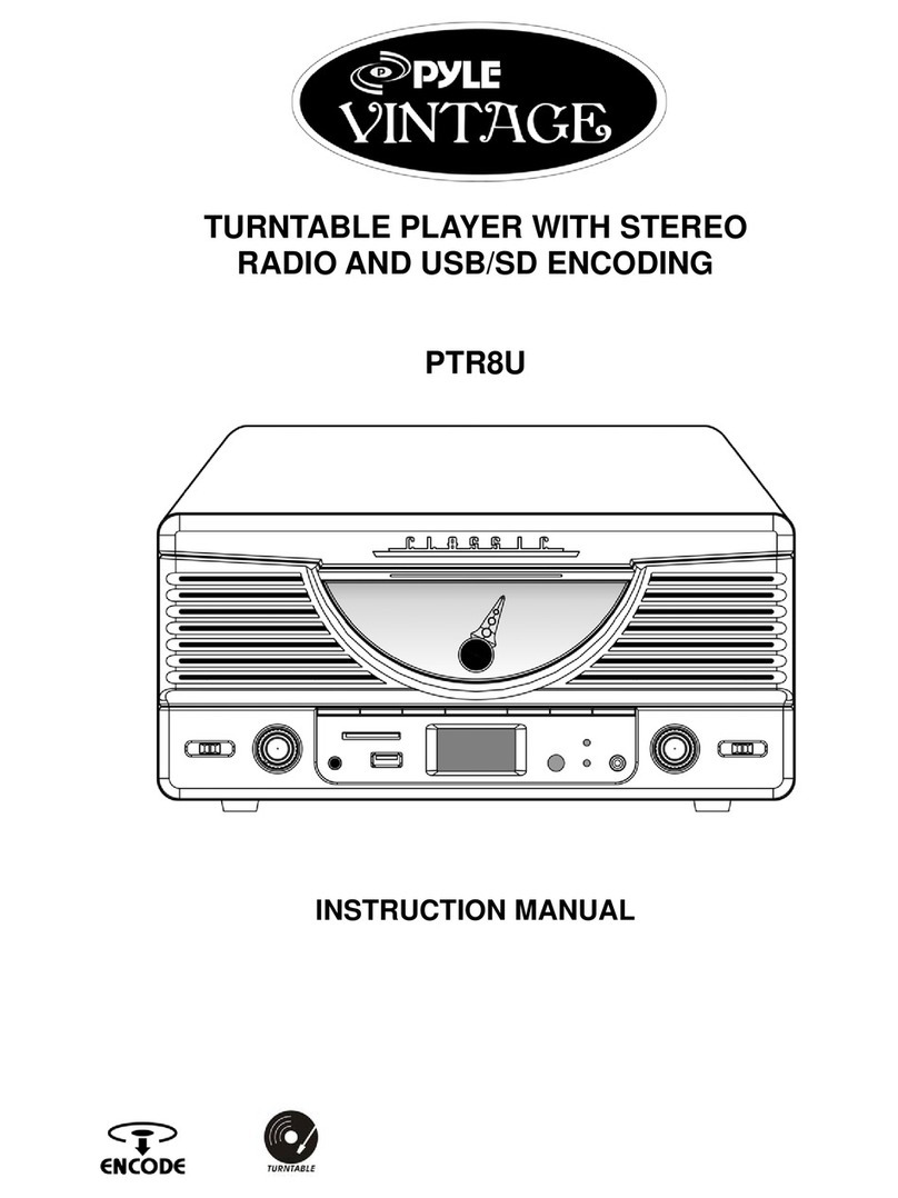 Pyle PTR8U User manual