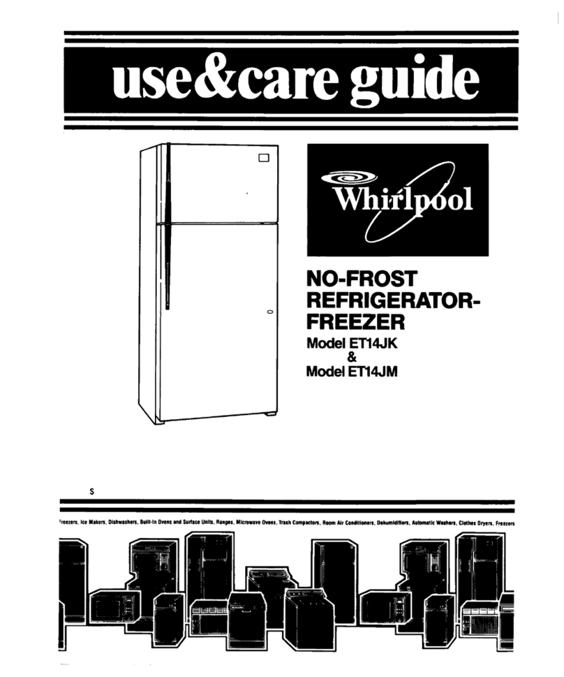 Whirlpool ET14JM User manual
