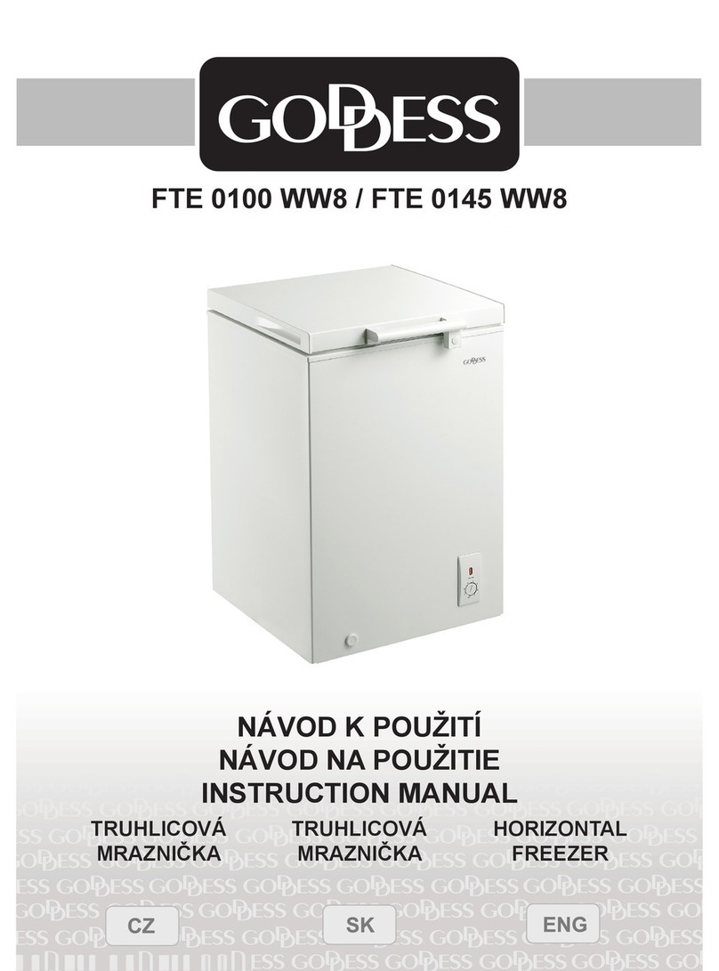 Goddess FTE 0100 WW8 instruction manual