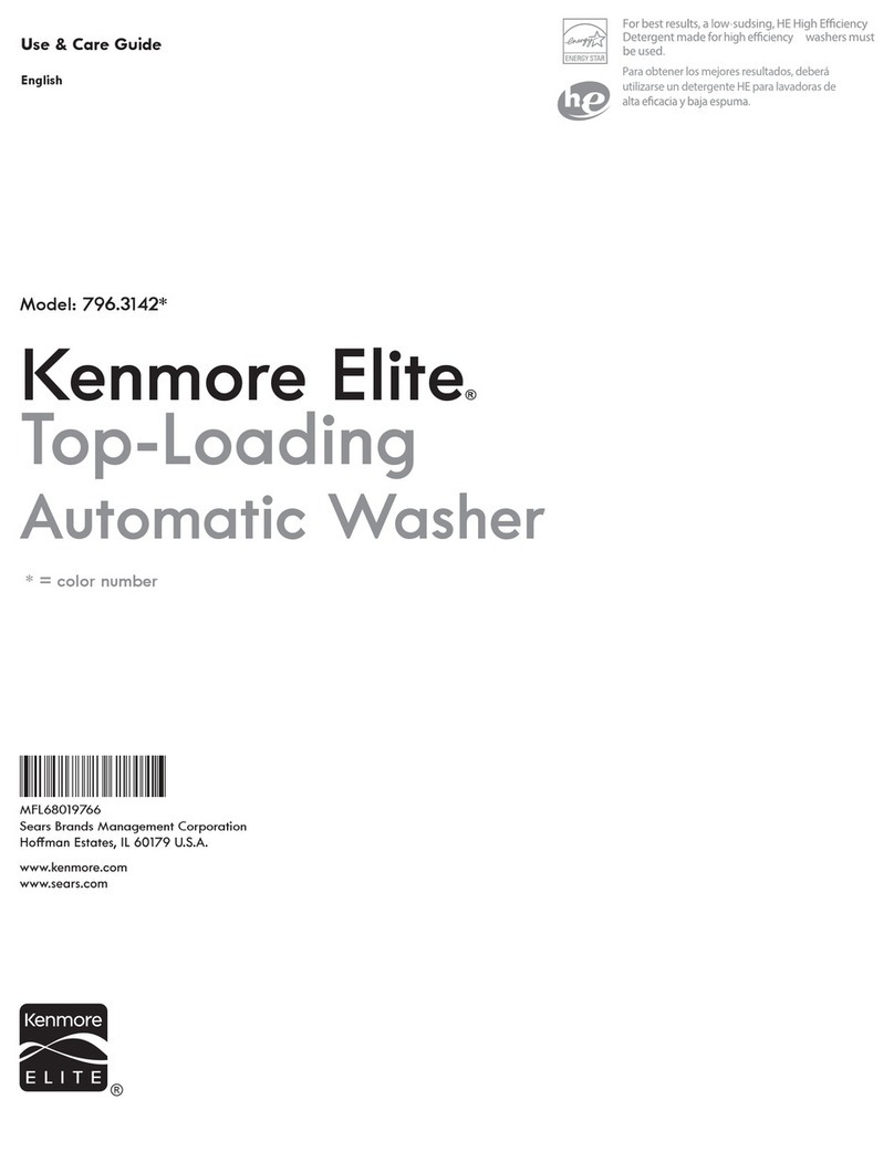 Kenmore Elite 796.3142 User manual