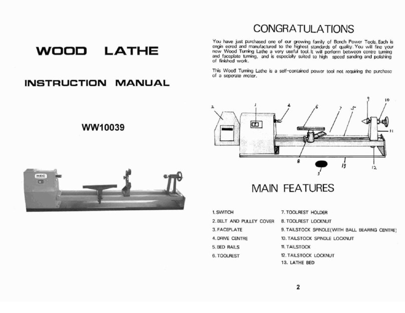Bench Power Tools WW 10039 instruction manual