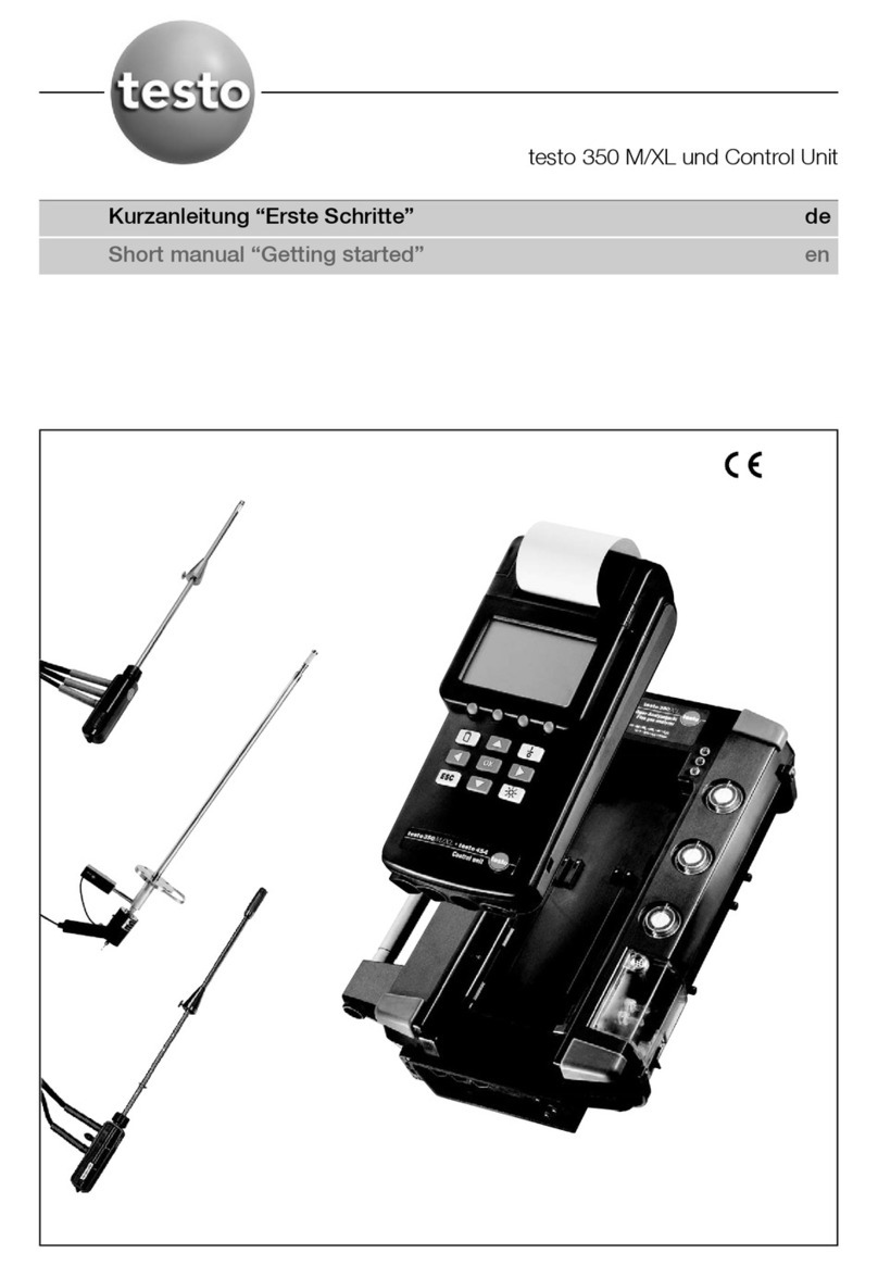 TESTO 350 M/XL User manual