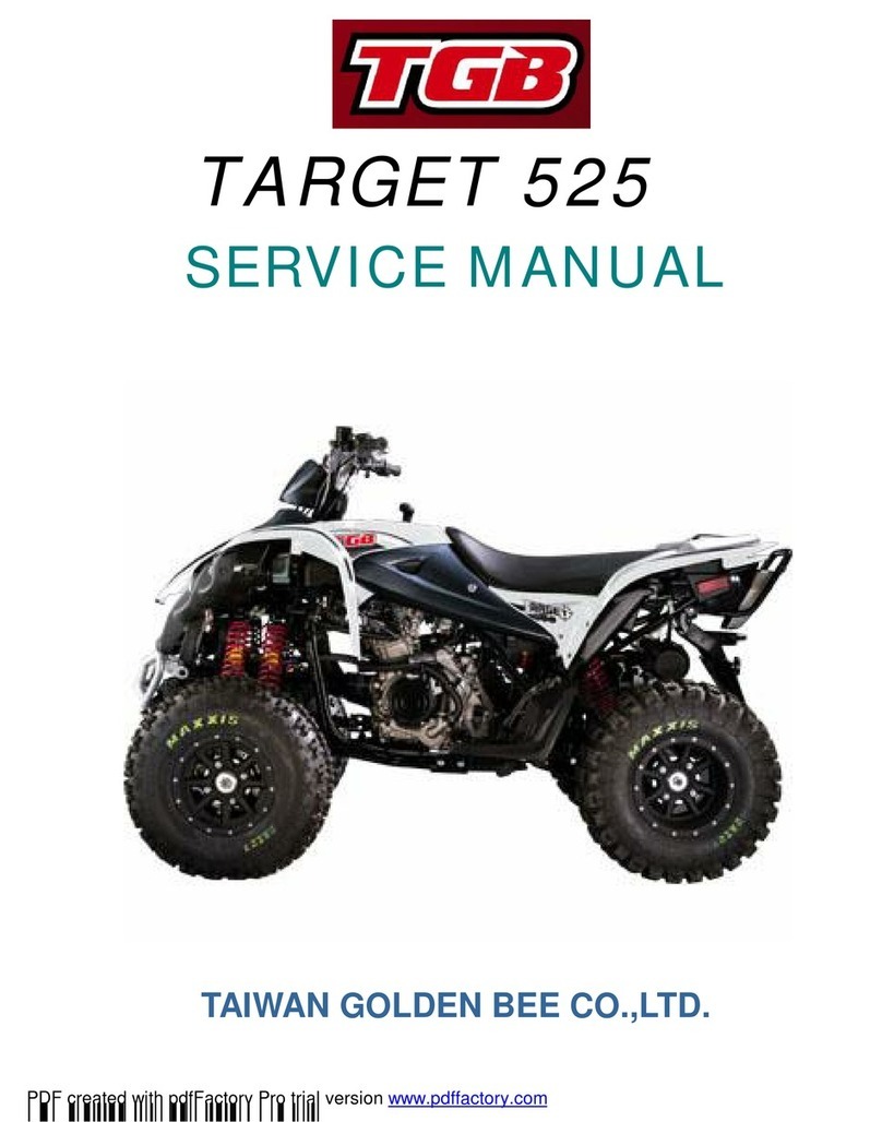 TGB 525 Service manual