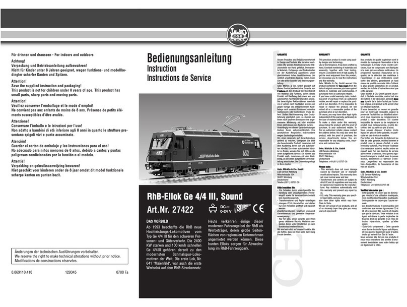 marklin 27422 User manual