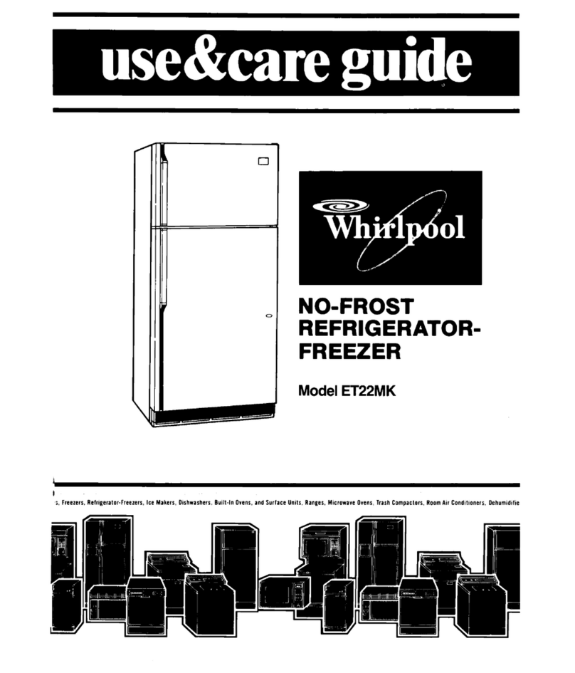 Whirlpool ET22MK User manual
