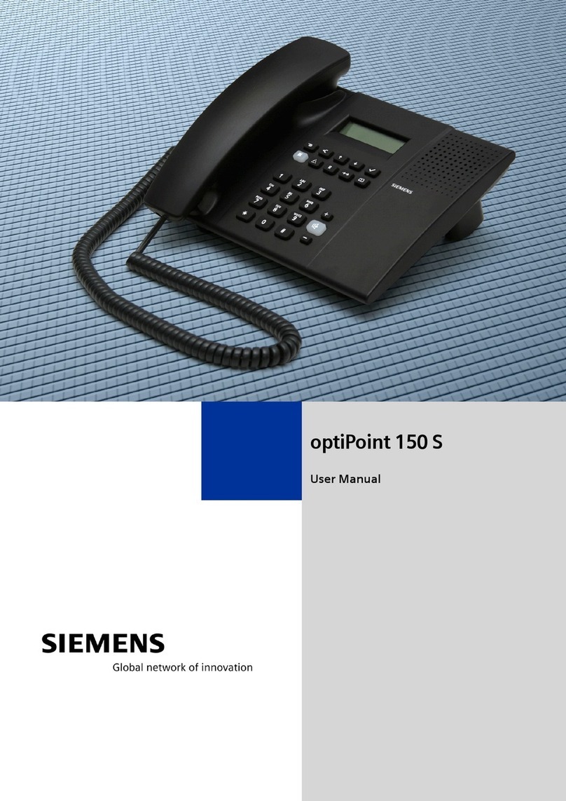 Siemens optiPoint 150 S user manual