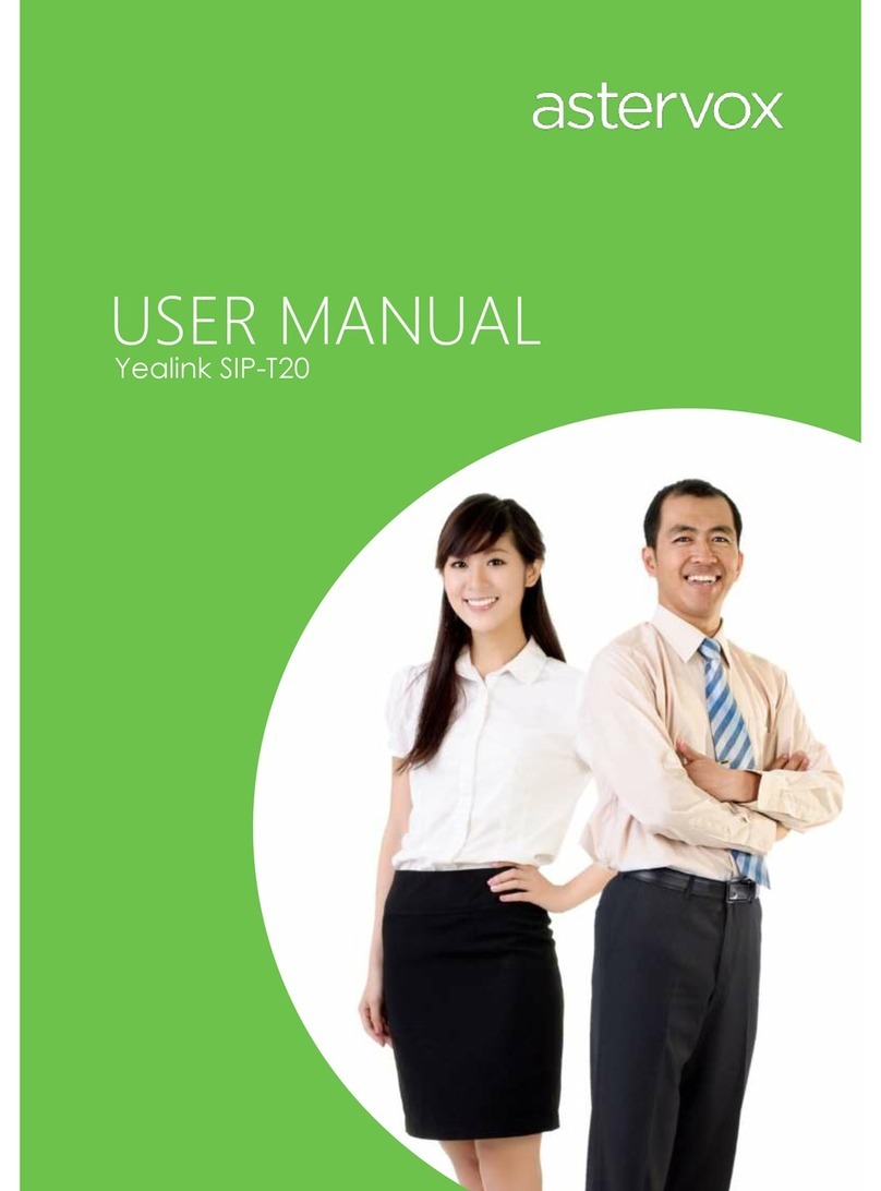 Yealink SIP-T20 User manual