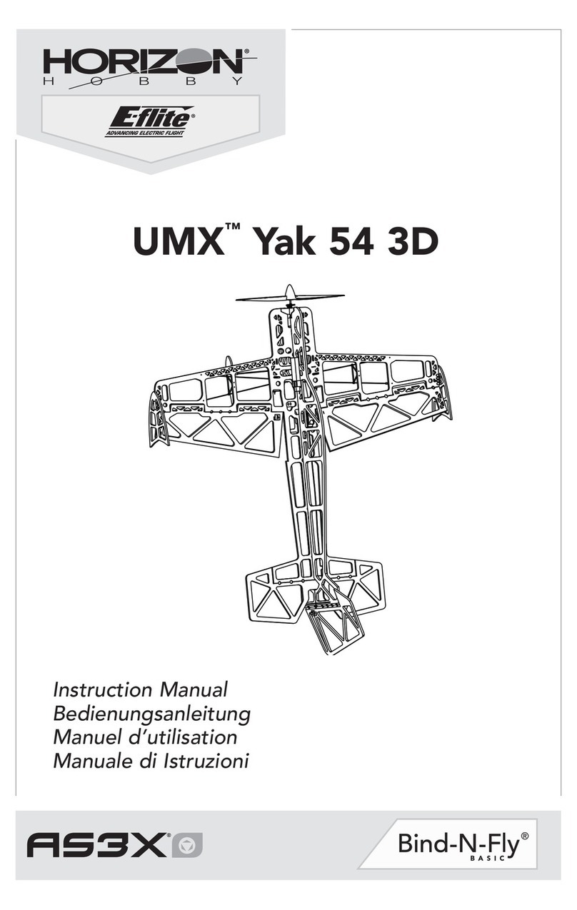 Horizon Hobby UMX YAK 54 3D instruction manual