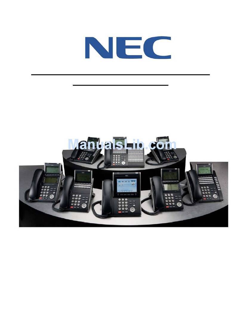 NEC SV8100 WITH ACD Instruction Manual