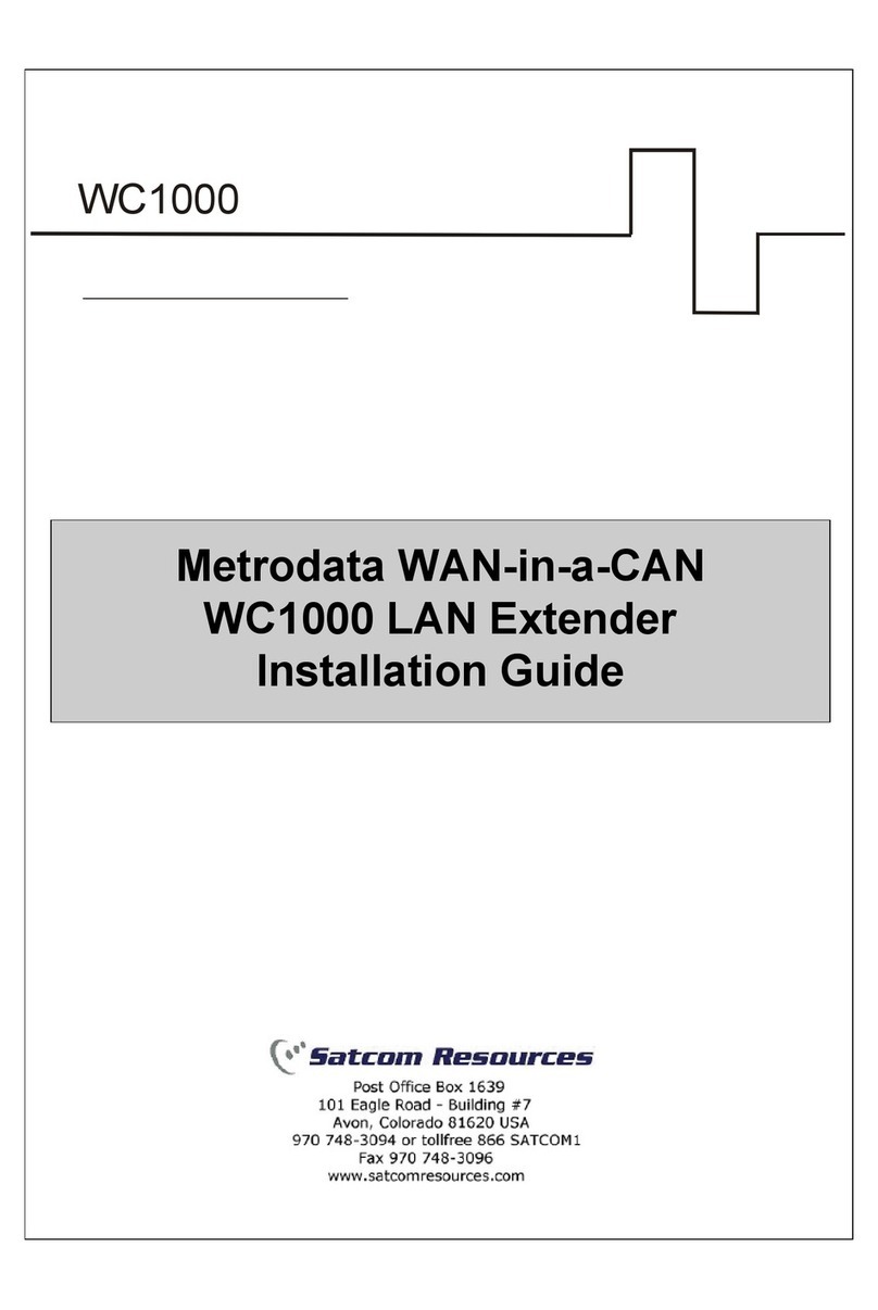 Satcom Resources WC1000 installation guide