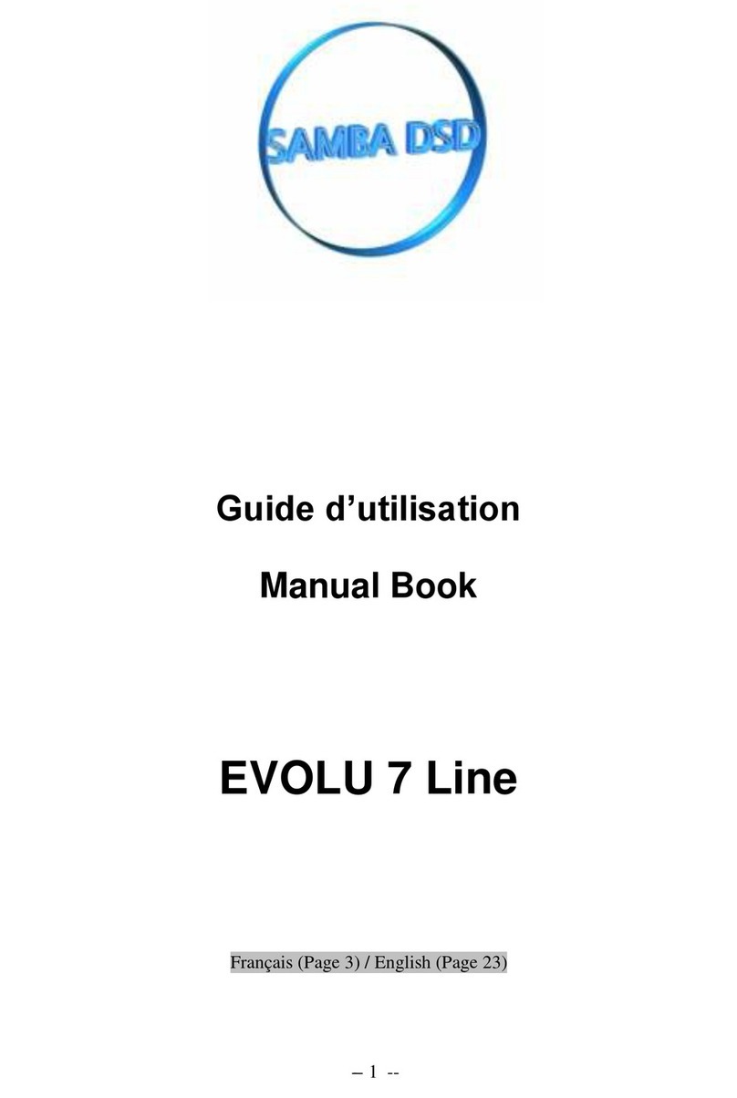 Samba DSD EVOLU 7 Line manual