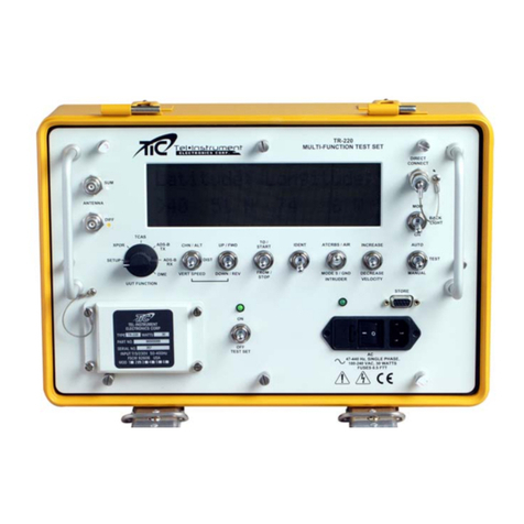 TIC TR-220 Operation manual