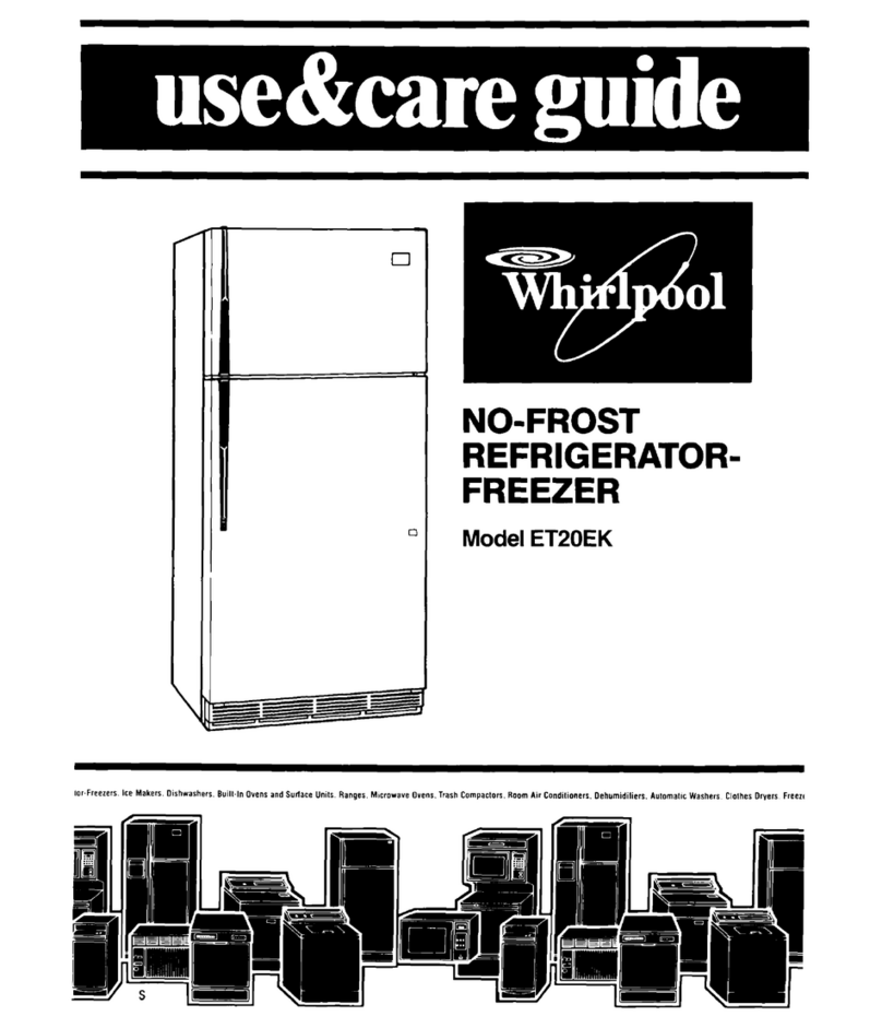Whirlpool Estate ET20EK Use & care guide