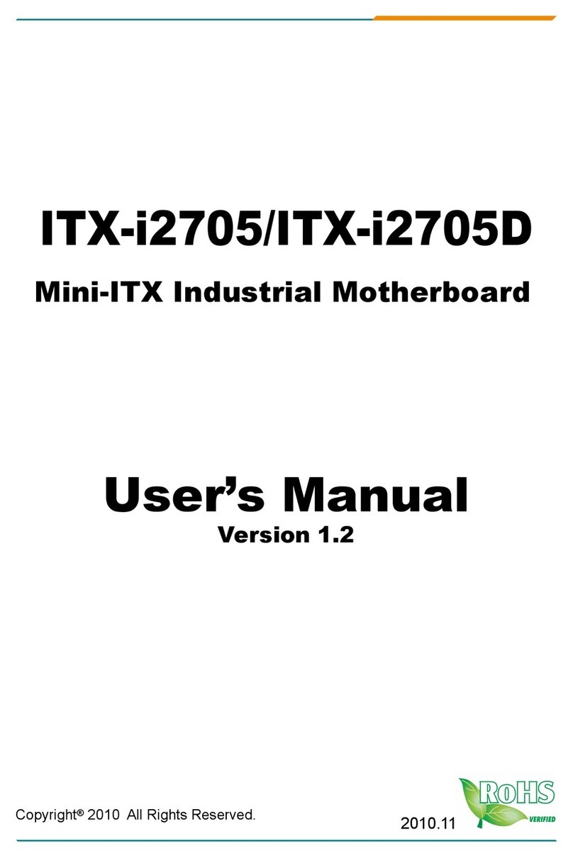 ROHS ITX-i2705 User manual