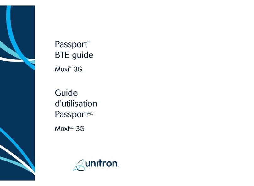 Unitron Passport Moxi 3G User manual