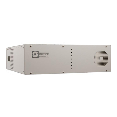 Stentofon AlphaCom E quick start guide