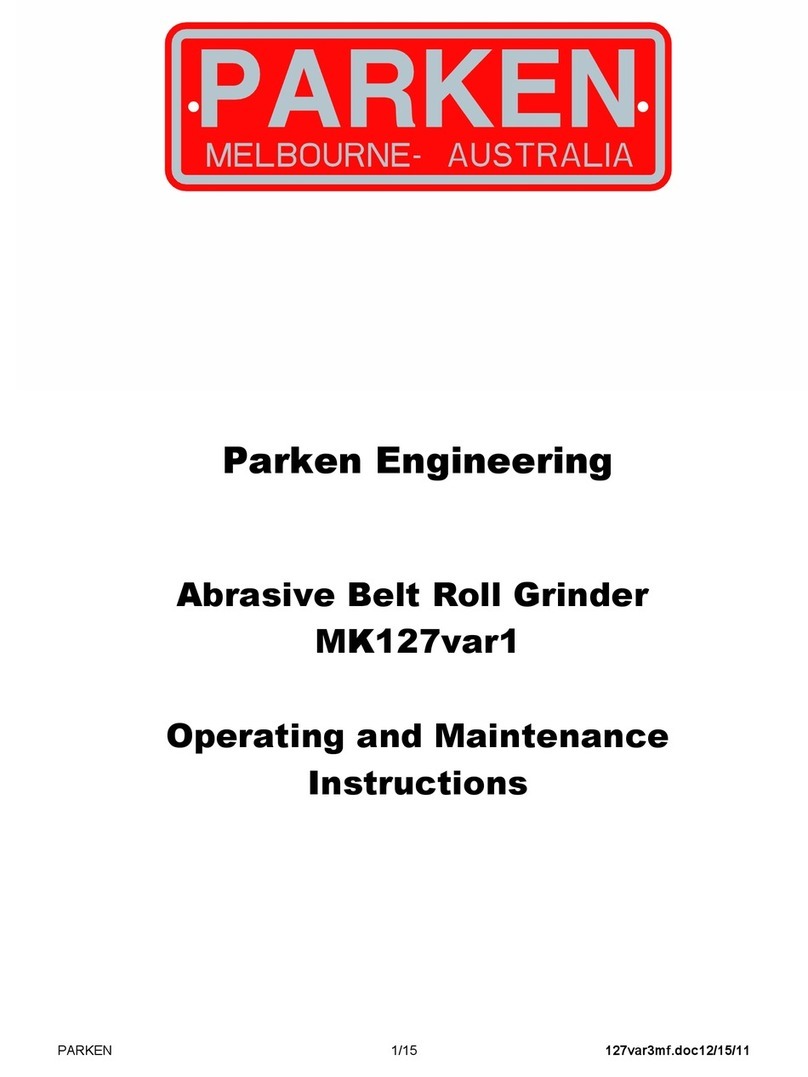 PARKEN ENGINEERING MK127var1 Operating and maintenance instructions PARKEN ENGINEERING MK127var1 Operating and maintenance instructions