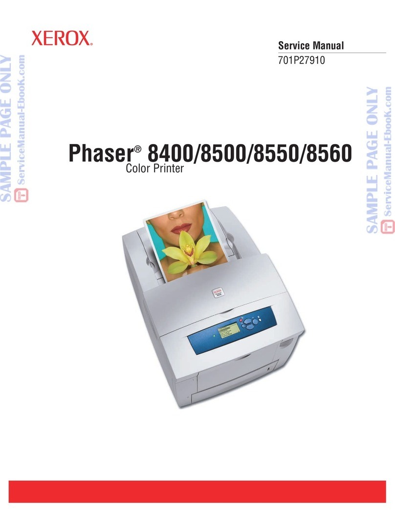 Xerox Phaser 8400 User manual