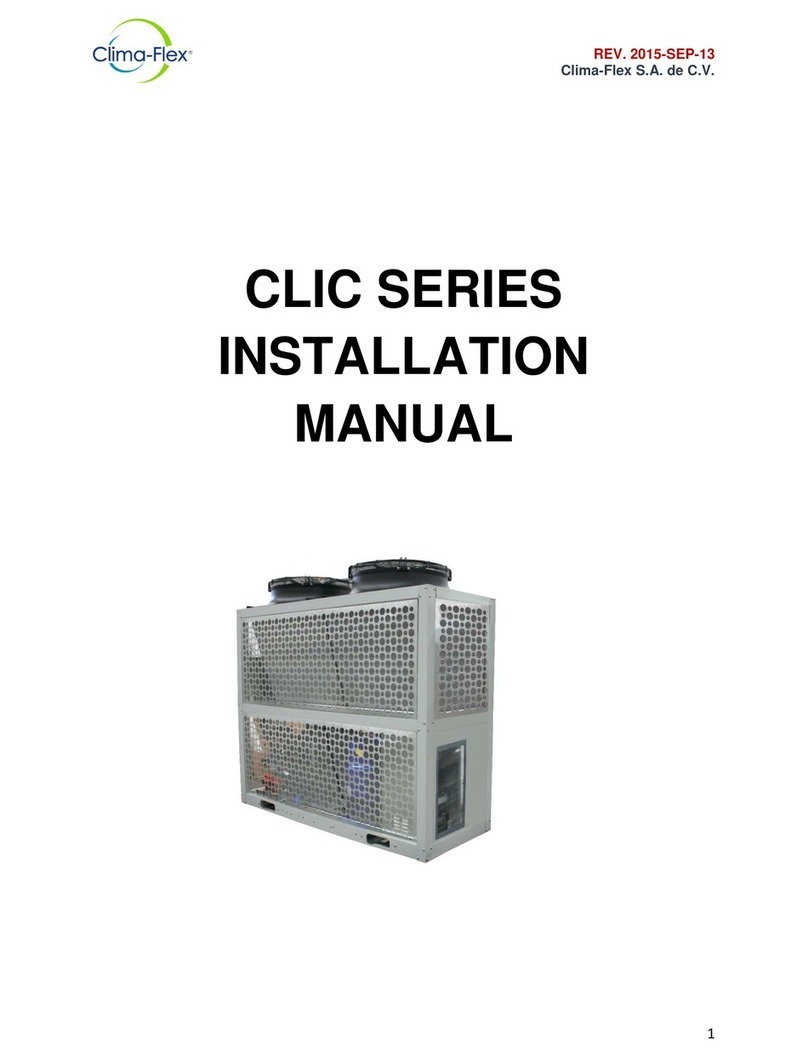 Clima-Flex CLIC SERIES installation manual Clima-Flex CLIC SERIES installation manual