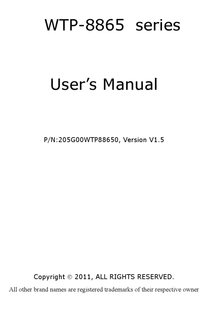 Wincomm WTP-8865 series User manual