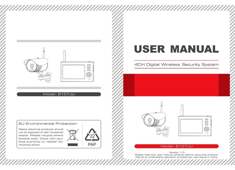 REDLINE SECURITY 8107JU user manual