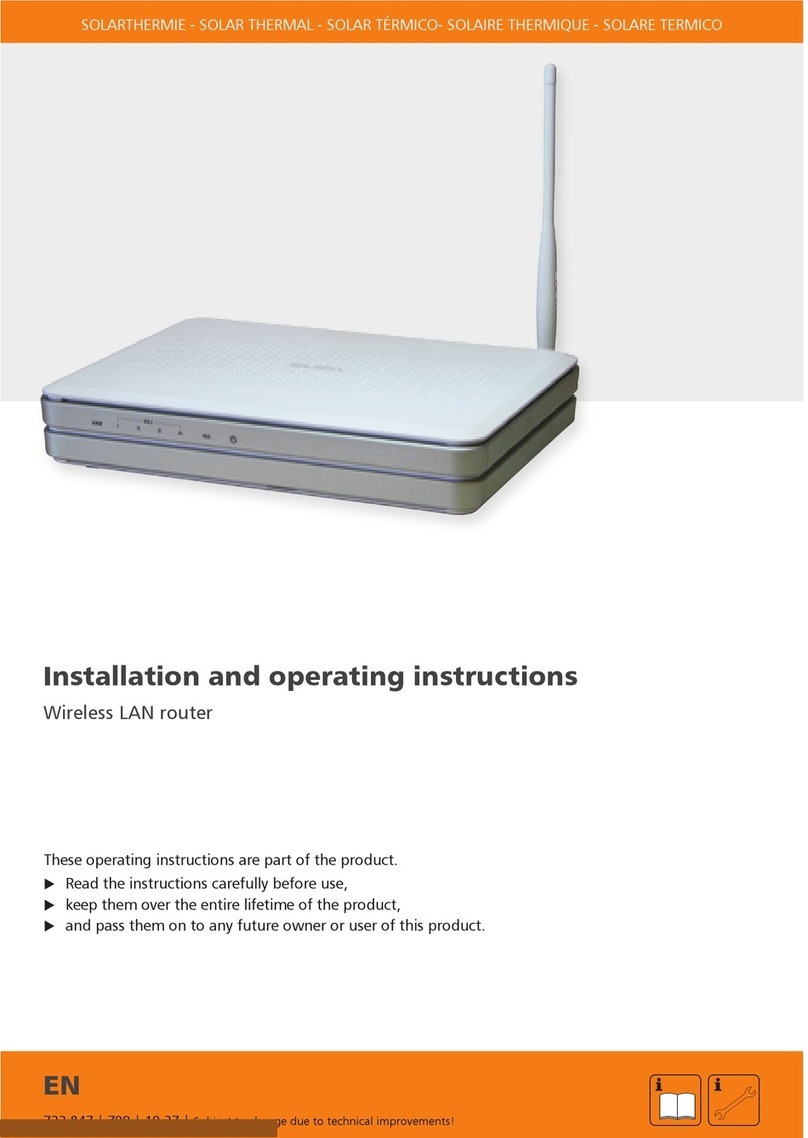 Steca TK-RW1 Installation and operating instructions