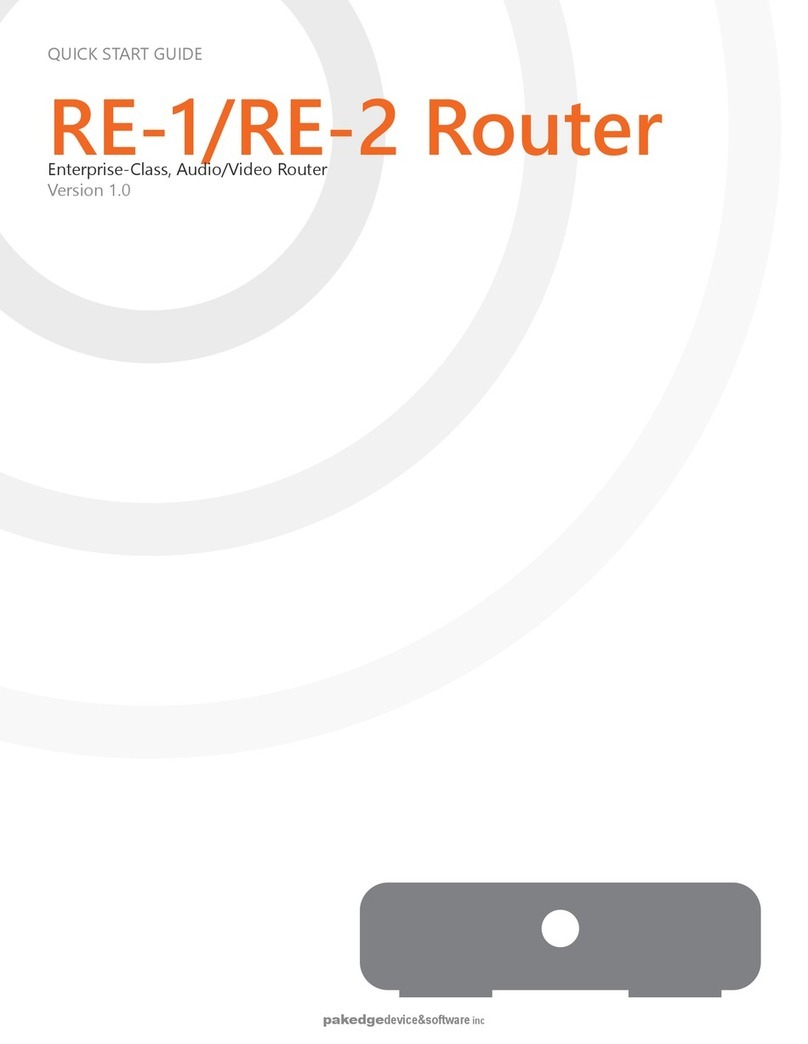 Pakedge Device & Software RE-1 User manual Pakedge Device & Software RE-1 User manual