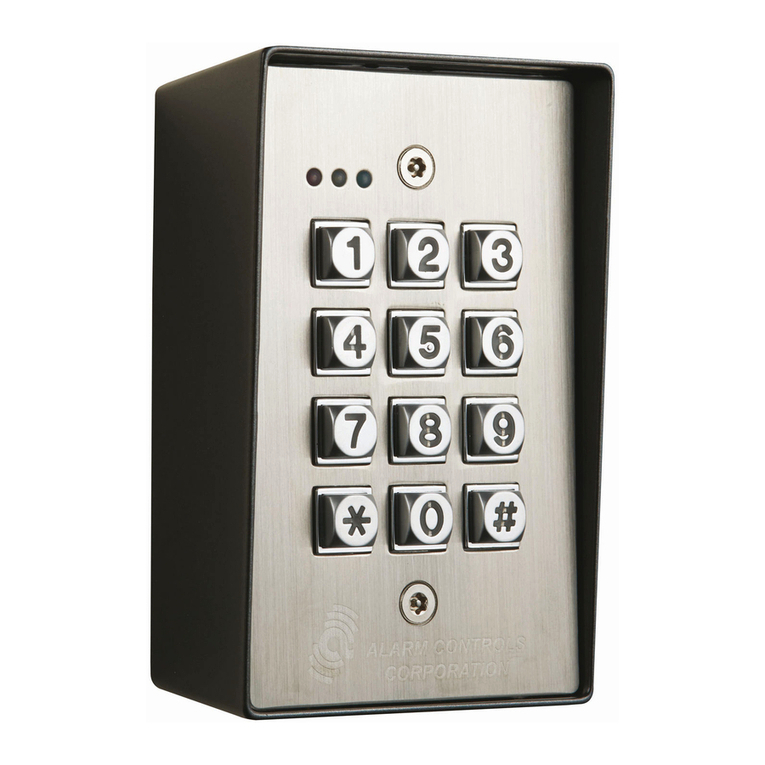 Alarm Controls Corporation KP-400 user manual