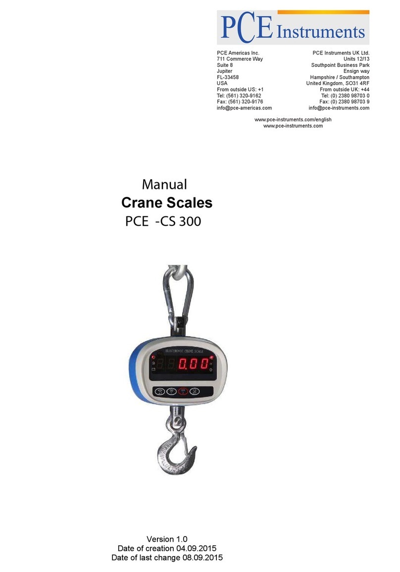 PCE Instruments CS 300 User manual