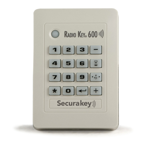 Securakey RADIO KEY 600 Operating & installation guide Securakey RADIO KEY 600 Operating & installation guide