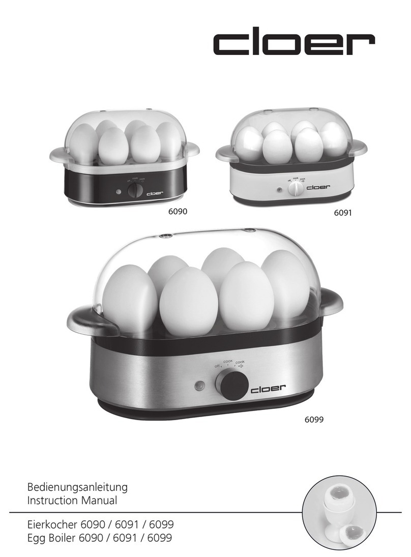 Cloer 6090 User manual