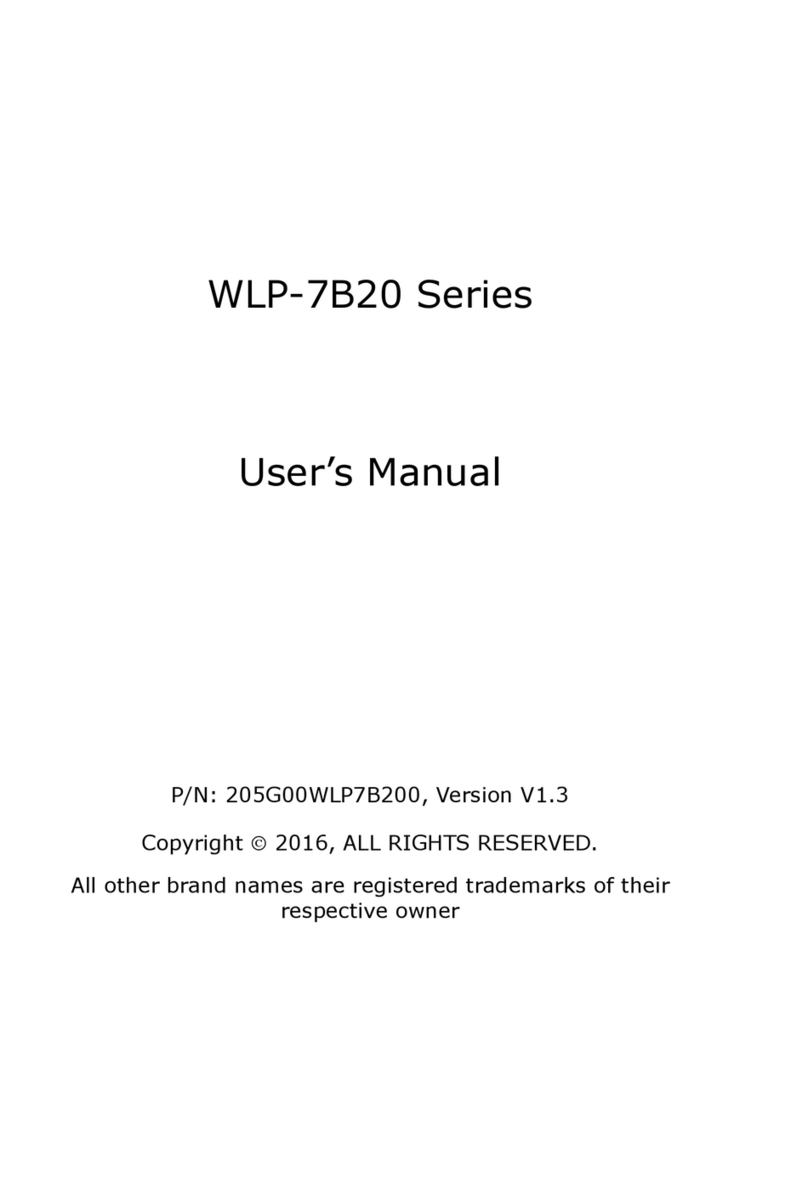 Wincomm WLP-7B20 Series User manual