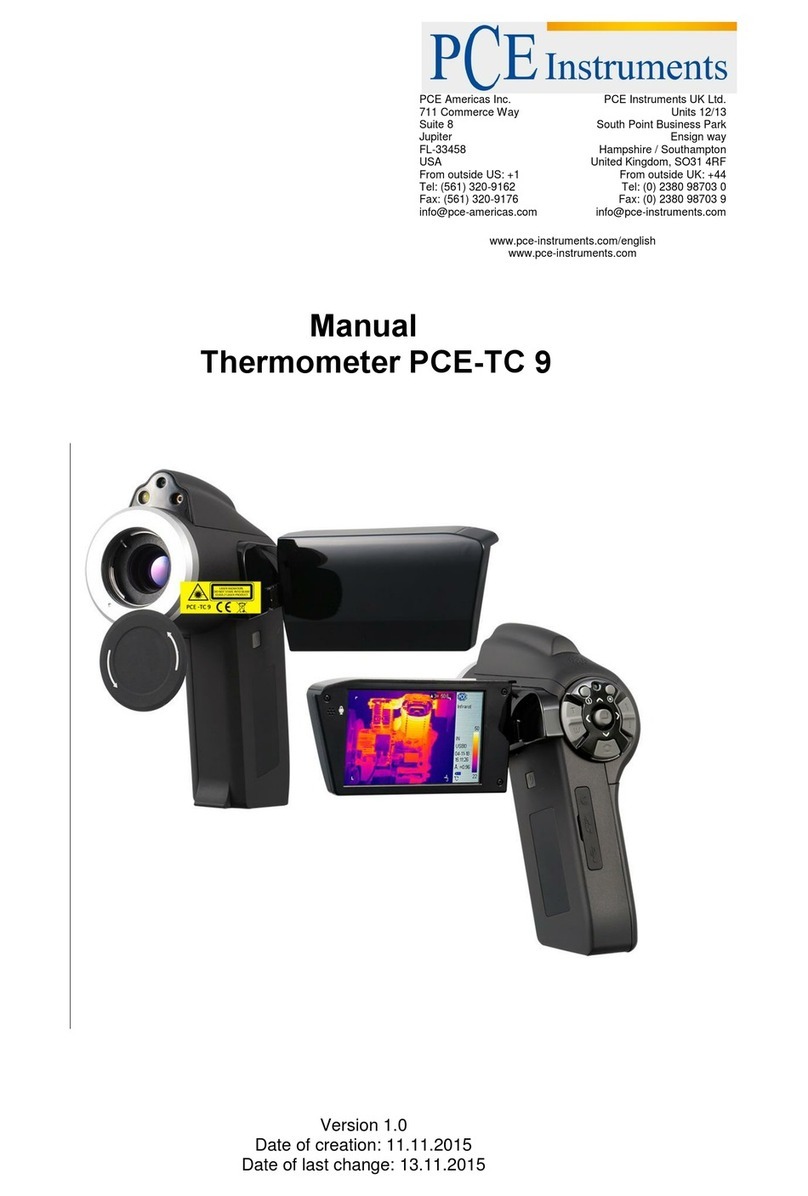 PCE Instruments PCE-TC 9 User manual PCE Instruments PCE-TC 9 User manual