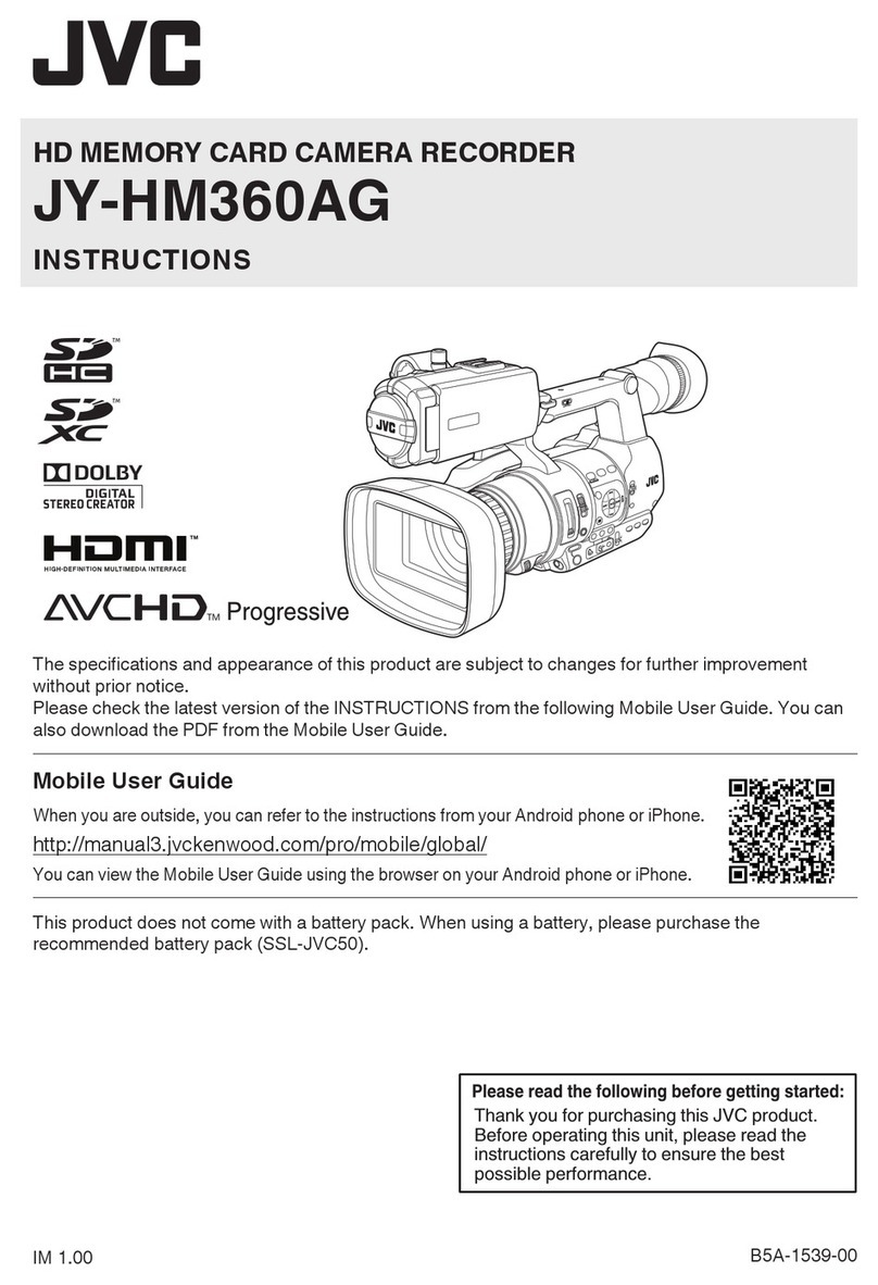 JVC JY-HM360AG User manual