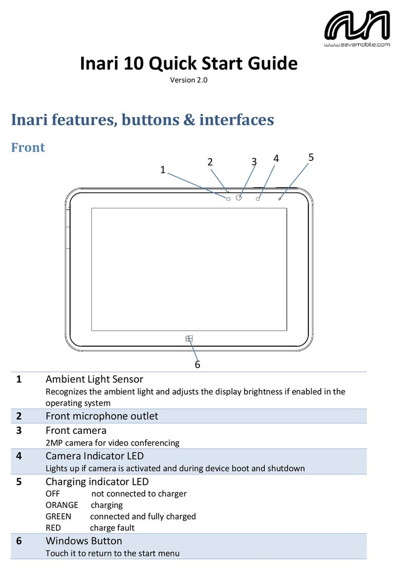 AAVA MOBILE Inari 8 User manual
