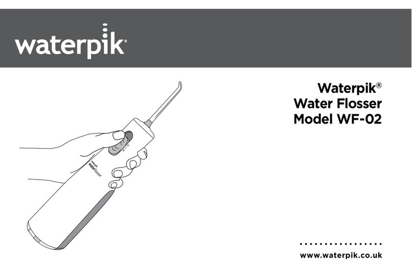 Waterpik Waterflosser WF-02 User manual Waterpik Waterflosser WF-02 User manual