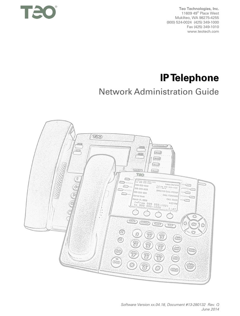 Teo 7810 Network administration guide