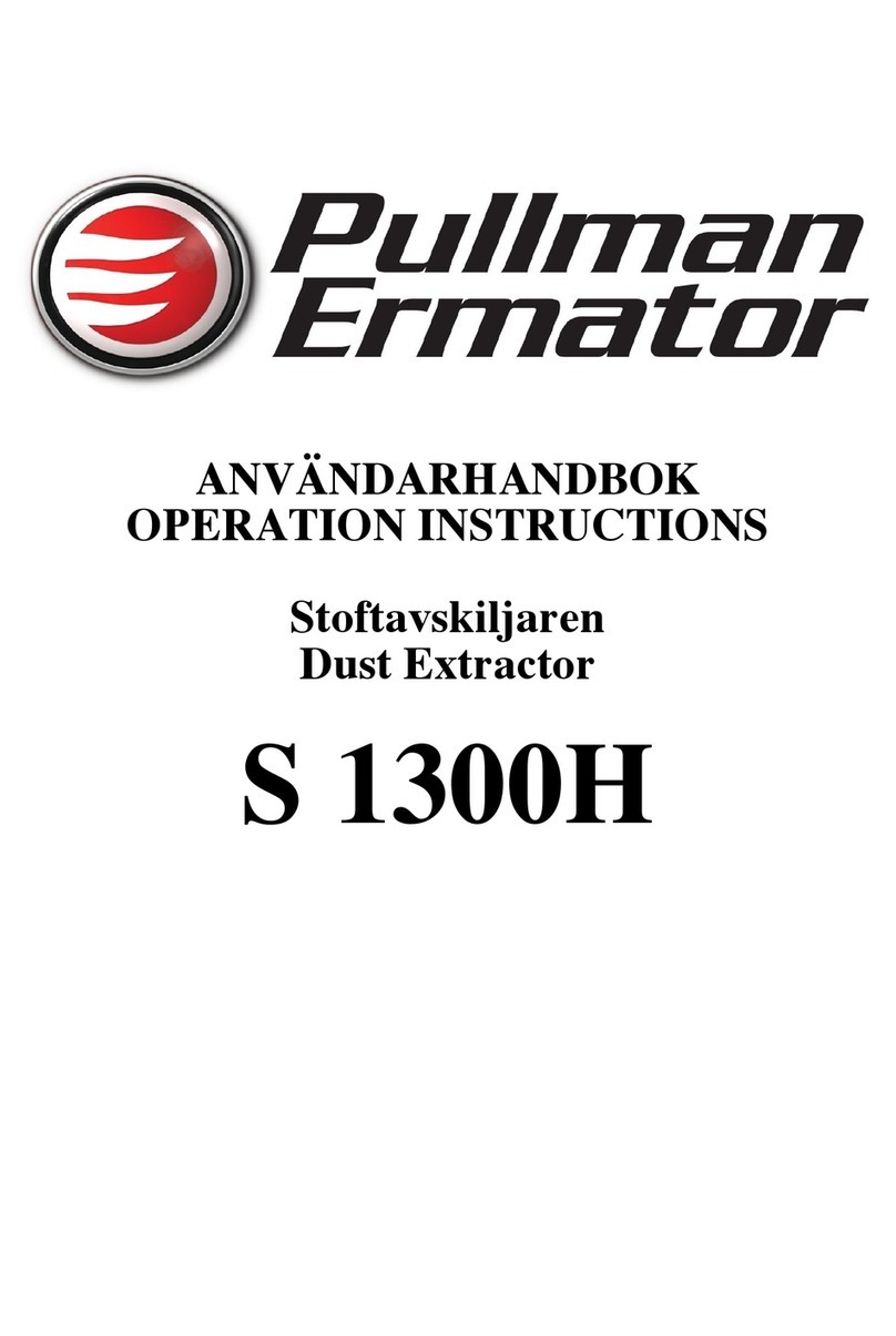 pullman Ermator S 1300H Operation instructions