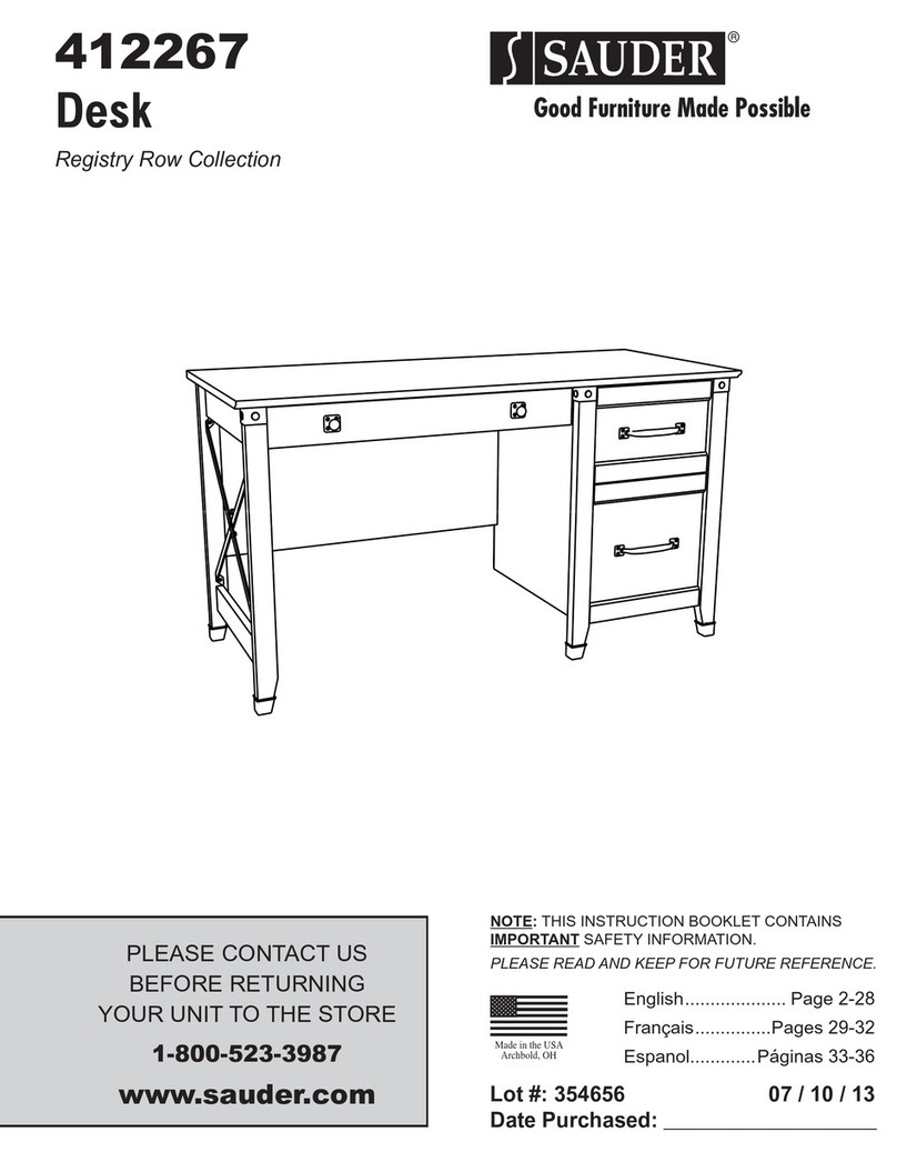 Sauder 412267 Instruction booklet