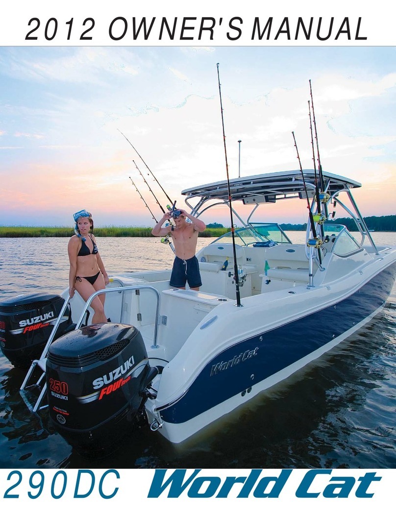 World Class Catamarans 250 DC User manual