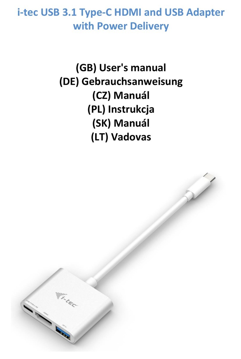 Itec C31AHDMIPD User manual