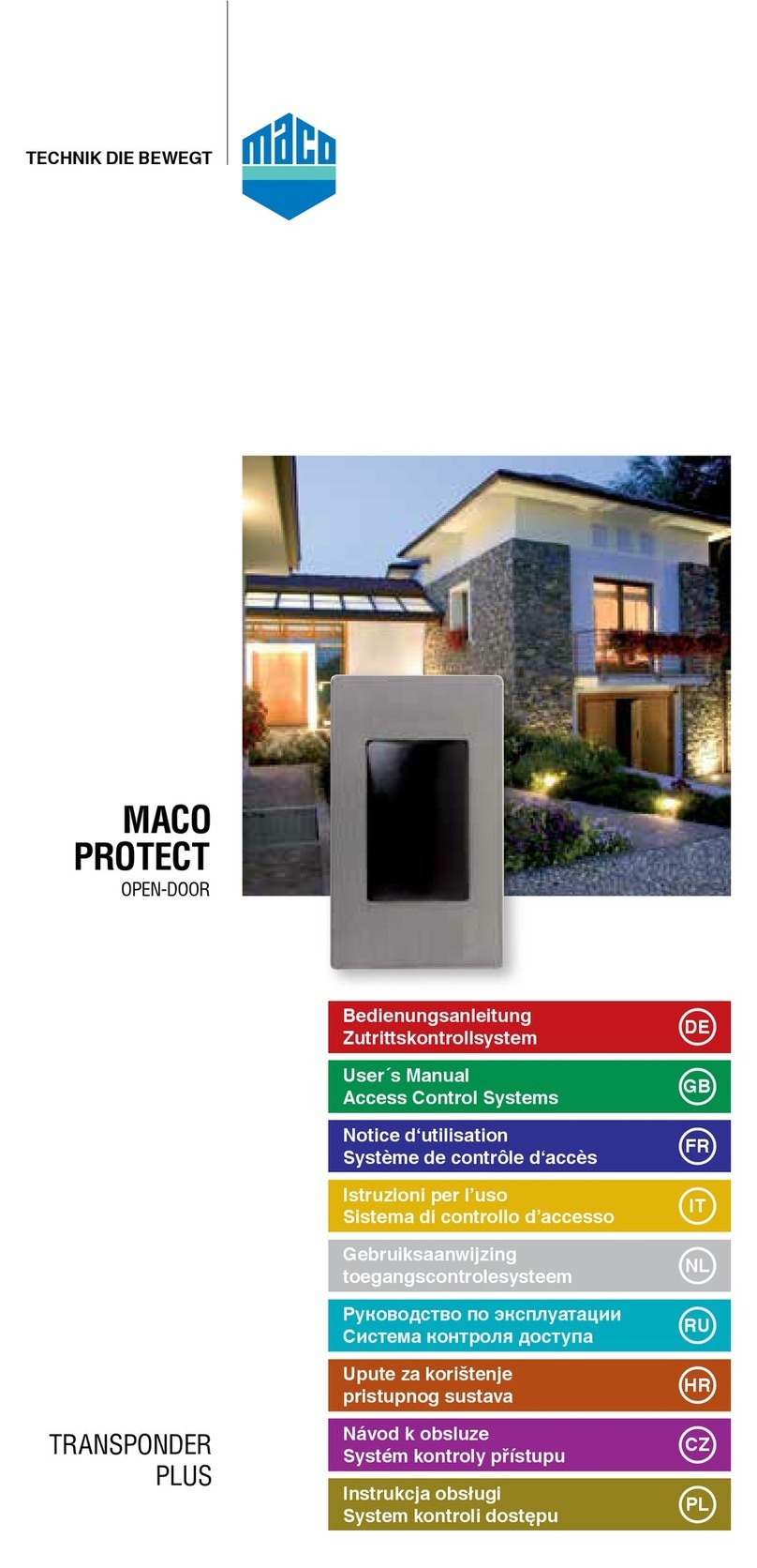 Maco openDoor user manual