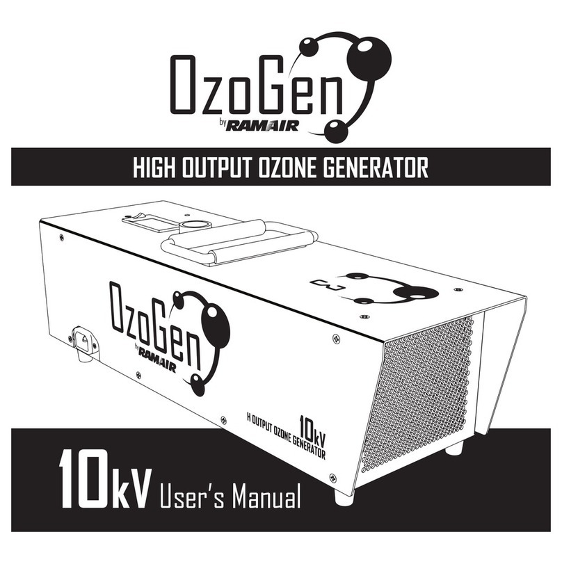 OzoGen 10KV user manual