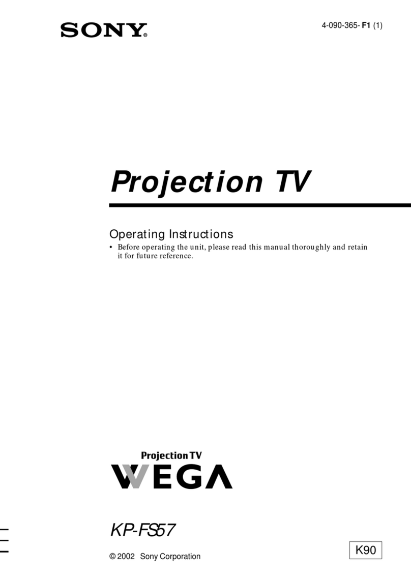 Sony KP-FS57 User manual