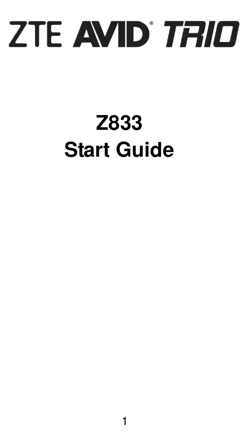 Zte AVID TRIO Z833 Guide