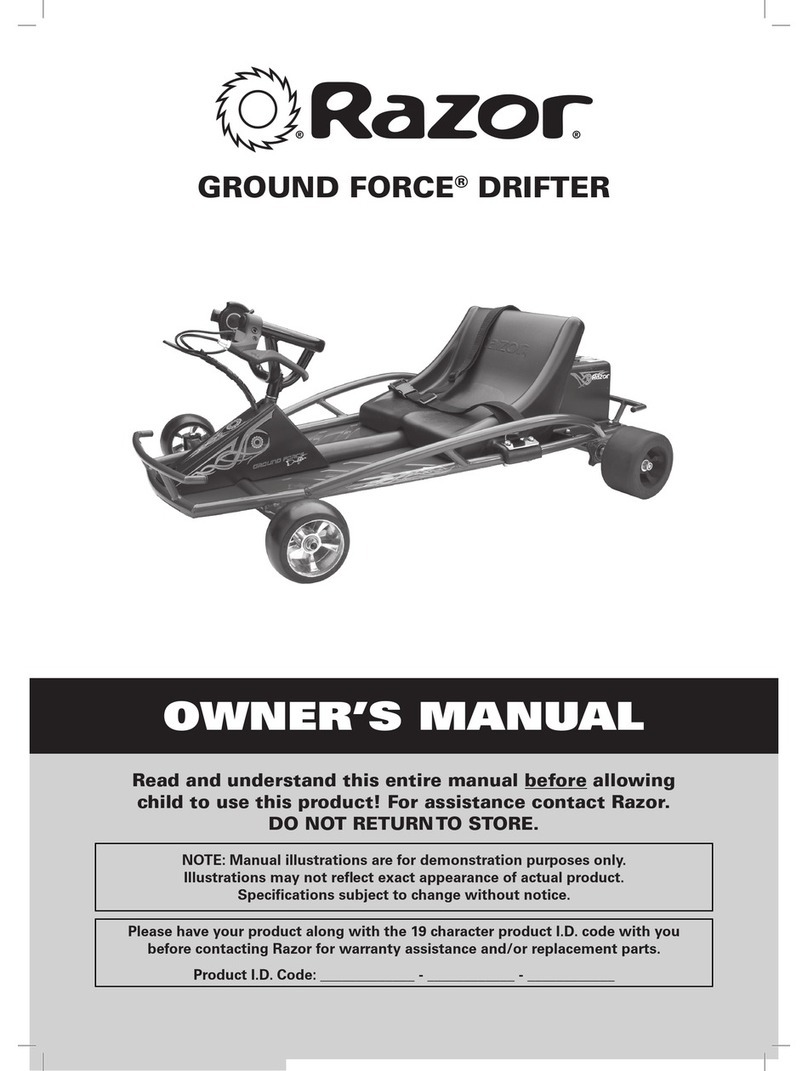 Razor GROUND FORCE DRIFTER User manual